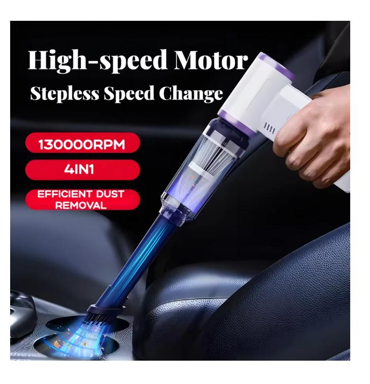 2025 Portable High-Speed Turbo Fan with Rechargeable Air Blower - Mini Handheld for Car Vacuum, Inflation & Outdoor Emergency Use