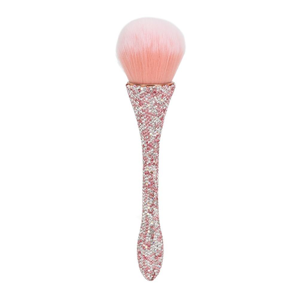 Comfortable Grip Nail Powder Remover Brush Manicure Cleaning Brush Salon Manicure Use
