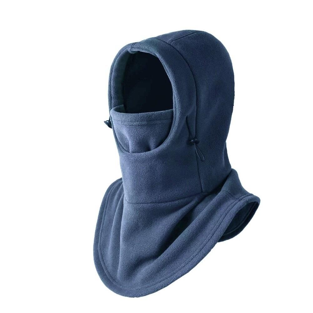 New Warm Scarf Mask Integrated Hat Windproof Coldproof Helmet Cap 3-in-1 Breathable Neck Warmer Autumn and Winter
