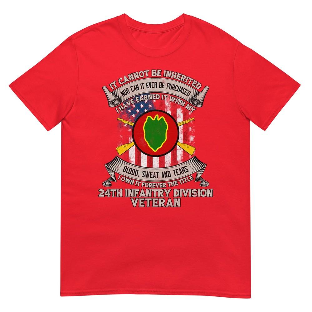 24th Infantry Division Veteran Fort Stewart Georgia Gift Tee TShirt S