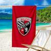 1pc Football Team (53) Beach Towel, Beach and Seaside Swimming Pool Equipment, Fashion Pattern, Rectangular, Travel Essentials