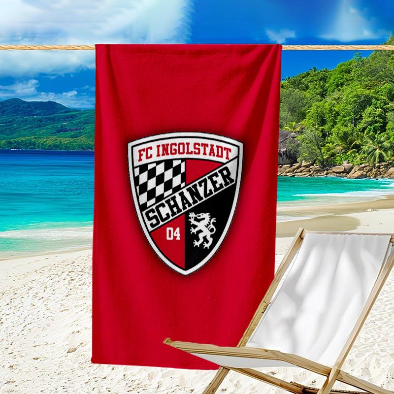 1pc Football Team (53) Beach Towel, Beach and Seaside Swimming Pool Equipment, Fashion Pattern, Rectangular, Travel Essentials