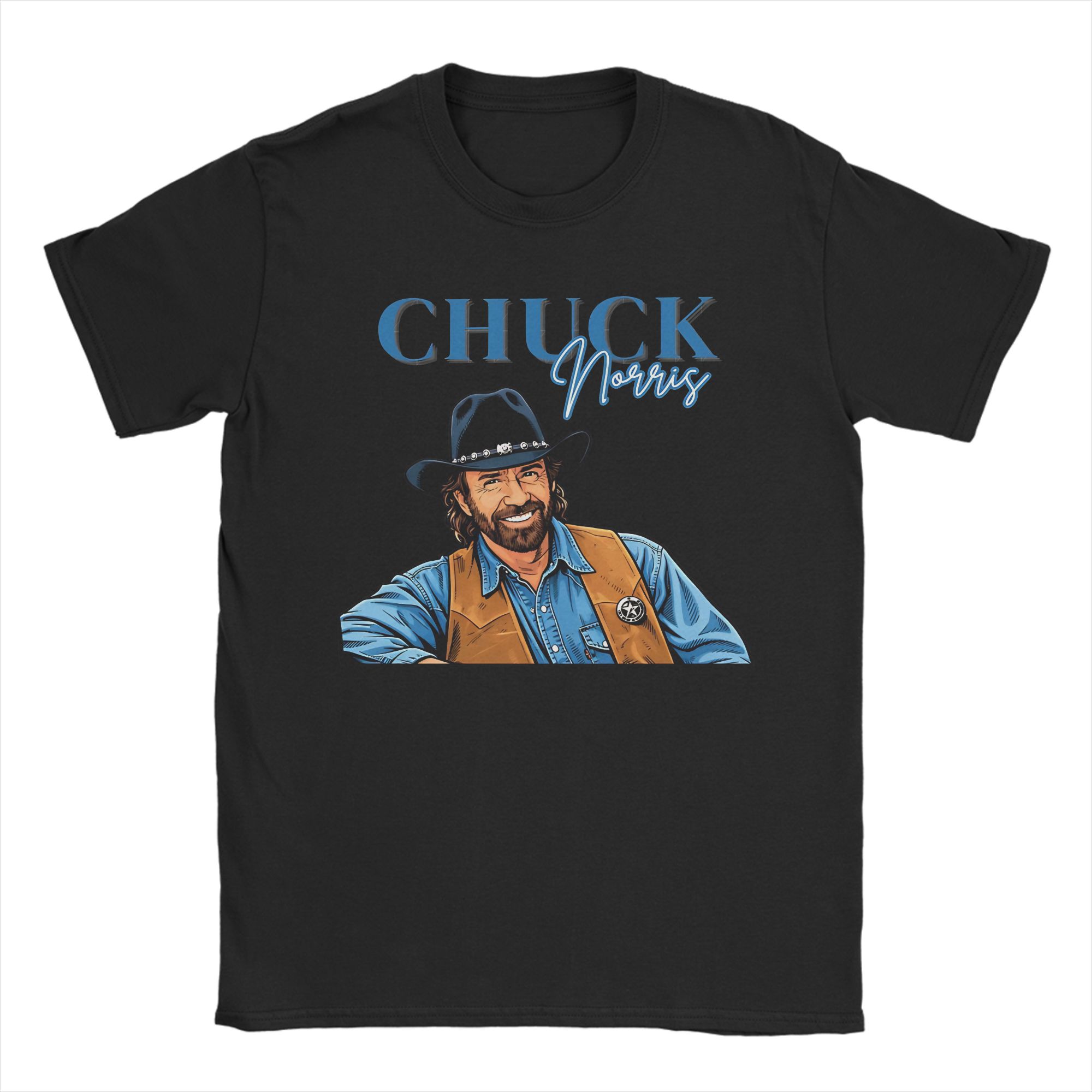 

Comic Book Tribute To Chuck Norris T-Shirt 100% Cotton T Shirts For Couple Casual Tee Shirt Short Sleeves Streetwear Clothing 5XL різнокольоровий