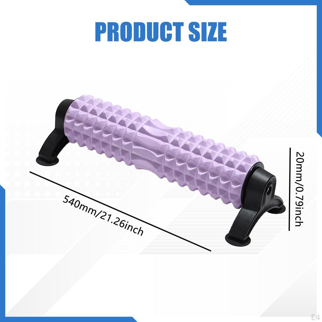 Fitness Roller Foam Pilates Exercise Stretching Massage Tool Self-Massager with Four