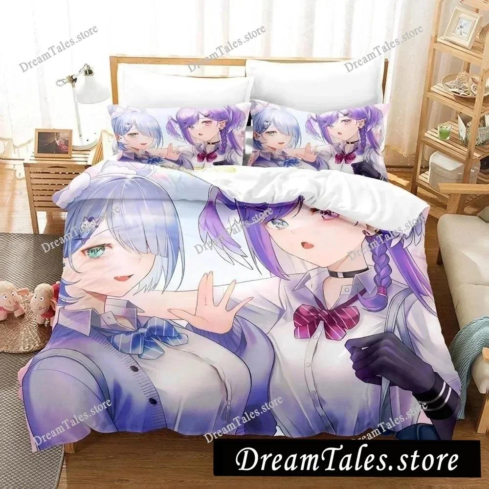 3D Print Anime Kawaii Girl Elira Pendora Bedding Set Single Twin Full Queen King Size Bed Set Adult Kid Bedroom Duvet Cover Sets