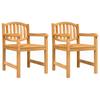 vidaXL 4 Piece Garden Dining Set Solid Teak Wood