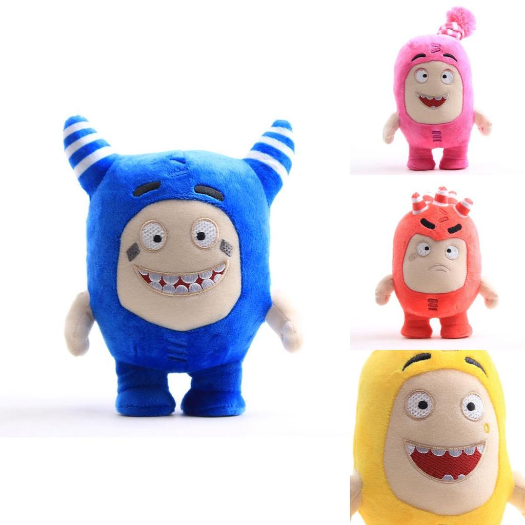 Adorable Peluche Oddbods 23cm Jouet Doux et Câlin Newt Bubbles Pogo Zee Jeff Fuse Slick Poupée