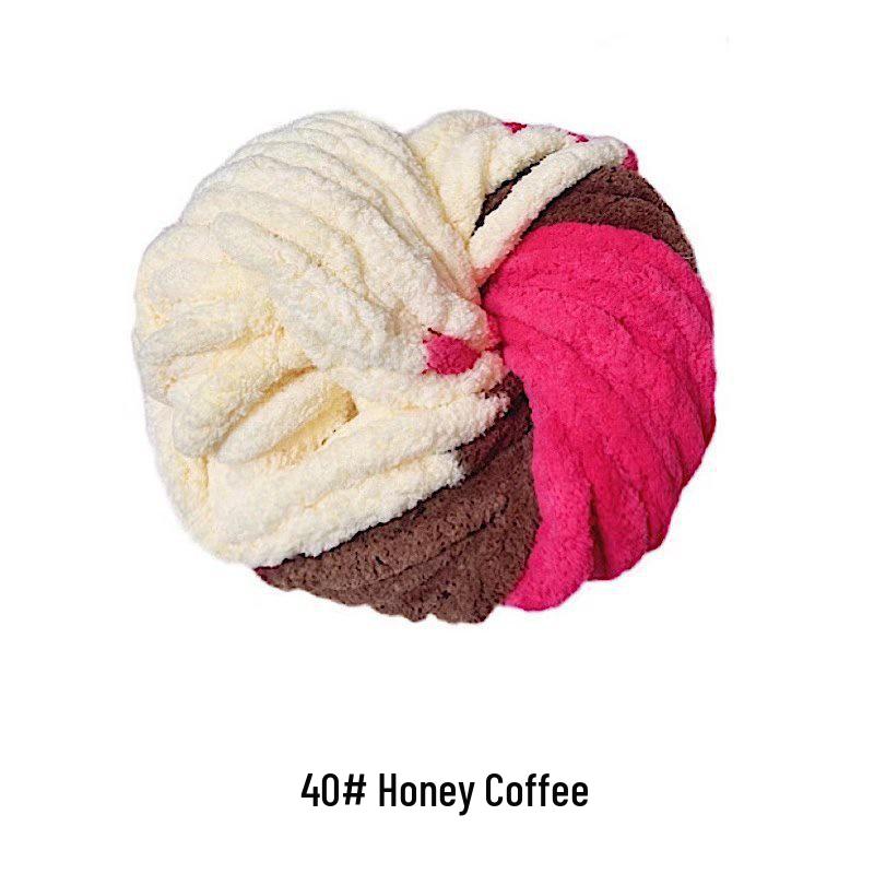 Winter DIY Super Dicke Isländische Wolle Handgewebter Schal & Mütze Garn