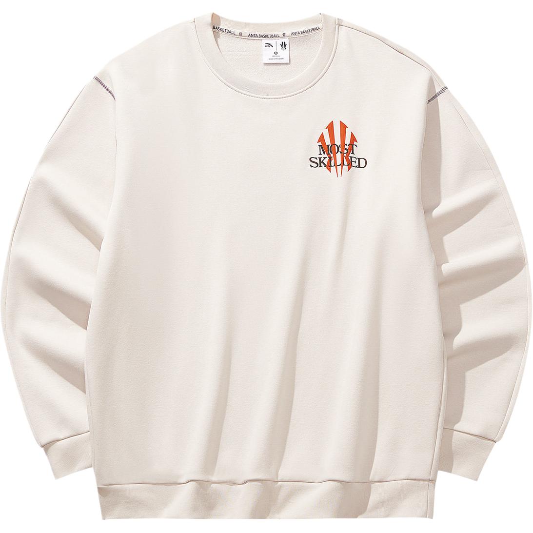 Anta Sweatshirt Men s Ivory White 172541711S-1 4XL