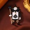 Cute Heart and Spade Cartoon Figure Soldier Brooch Enamel Clown Brooches Pins For Women Girls Suit Clothes Accessories Clip Pin
