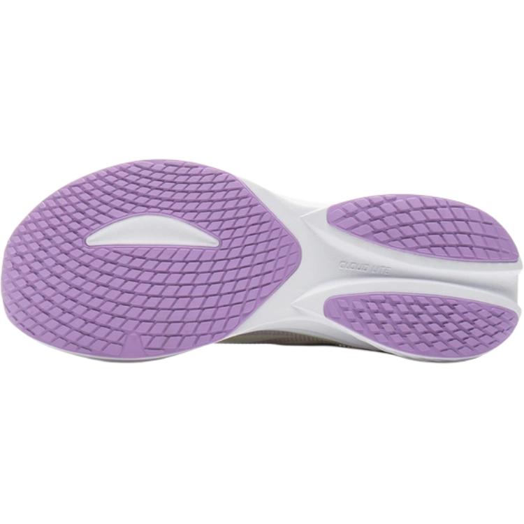 Li Ning Kids Chifeng V2 Comfortable Versatile Shock Absorbing Durable Rebound Low Top Running Shoes Kids Running Shoes Purple Green YKFV094-2