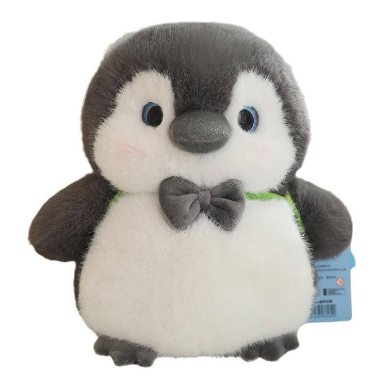 Cross-Border Penguin Backpack with Bowknot Plush Toy Figure