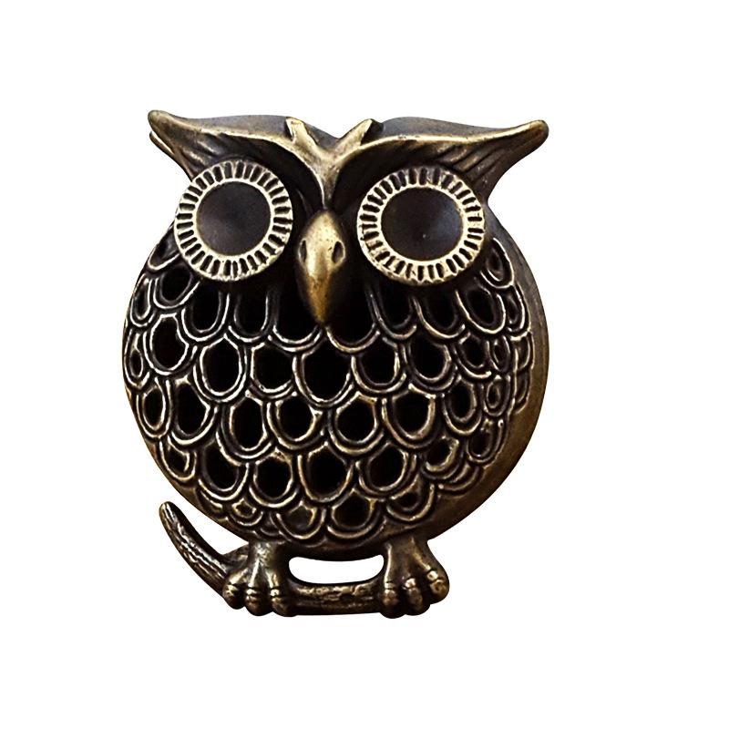 New New Alloy Incense Burner Hollow Out Four Legged Stick Holder Mini Sandalwood Censer Home Decoration