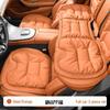 Luxury Nappa Leather Non-Slip Car Seat Cushions for Five-Seater - Thickened Design for Front and Rear Seats