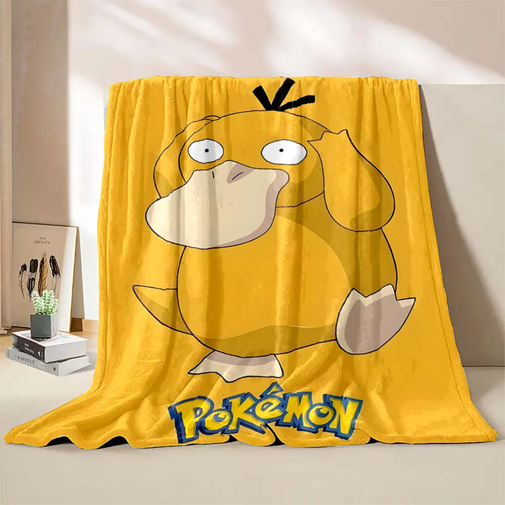 1PC Pokémon Pikachu Pattern Blanket Warm Soft Fluffy Kids and Adults Sofa Bed Throw Blanket Outdoor Travel Camping Luxury Gifts