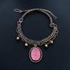 Rhodonite Necklace, Gemstone 999 Copper Wire Wrapped Necklace, Handmade Jewelry, Birthday And Anniversary Gift For Her