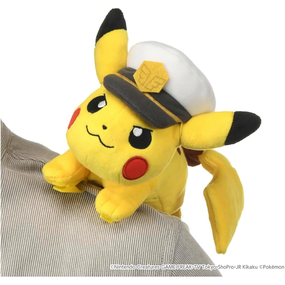 Takara Tomy (TAKARA TOMY) Pokemon Plush Toy Katanori Captain Pikachu
