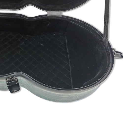 Vetimobato Viola Case, 16-inch, Adjustable Interior Fits 15-16.5-inch Violas, Carbon Fiber Hard Shell, Ultra Lightweight & Impact Resistant, Two Bow H