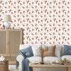 Monkey Wallpaper White and Cream for Living Room and Bedroom 50x1000