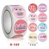 500pcs Valentine's Day Sticker I LOVE YOU Heart Shape With Heart Paper Thank You Sticker Snowflake Label Gift Box Decoratio