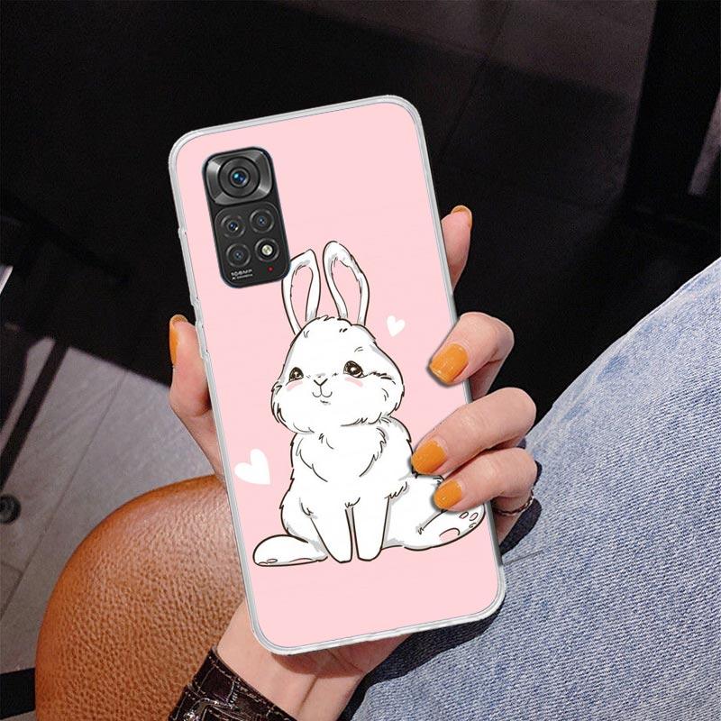 Cute Bunny Baby Rabbits Phnoe Case for Phnoe Case for Xiaomi Redmi Note 15 14 14S 13 Pro Plus 12 12S 11S 11E 10S 10 11T 5G Uniqu