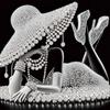 5D DIY Teilweise Speziell Geformter Bohrer Diamant Malerei Set Elegante Dame Dekoration