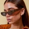 Retro Cat Eye Sunglasses Women Vintage Small Eyewear Women Men Rivet Sun Glasses Female Luxury Brand Eyewear UV400