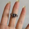 Kpop Gothic Y2K Kpop Irregular Punk Vintage Heart Star Cross Ring For Women Men Party Grunge 90s EMO Jewelry Accessories Gift