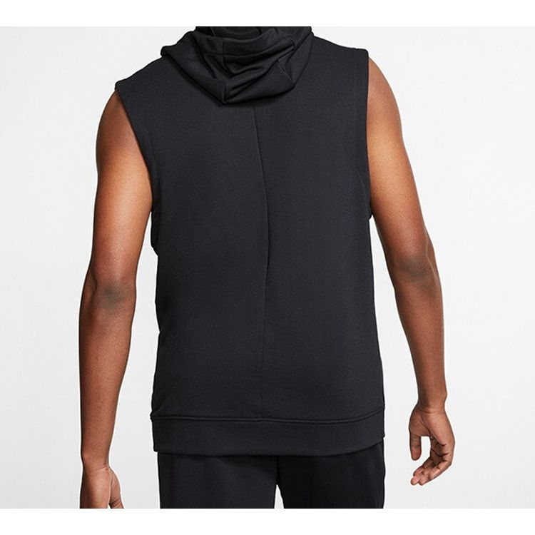 Nike As M Nk Dry Hd Po Sl Hooded Breathable Running Casual Sleeveless Vest Men Vests Black CJ4425-010