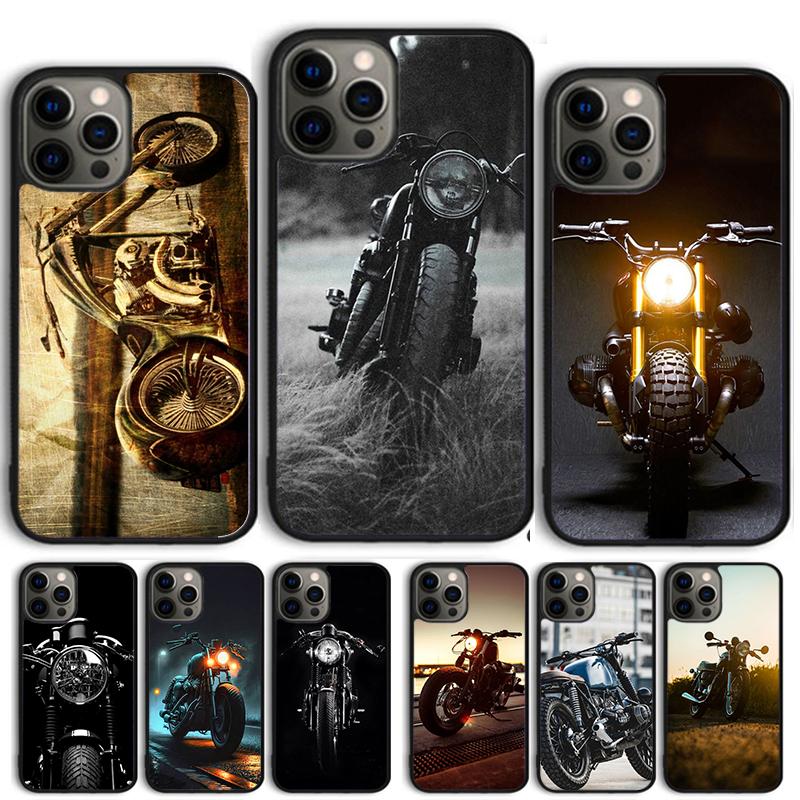 Retro Moto Cross Motorcycle Phone Case Cover For iPhone 17 Air 12 Plus Max for iPhone 17 Air 15 16 11 13 14 Pro Max