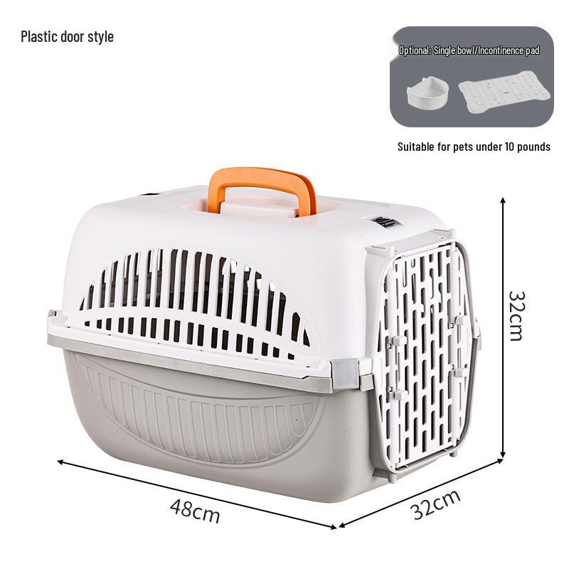 

Легкая Портативная Клетка для Переноски Кошек - Дышащая и Компактная Переноска для Питомцев