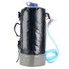 Outdoors Hiking Camping 12L Shower Bag with Pressure Foot Pump and Shower Nozzle