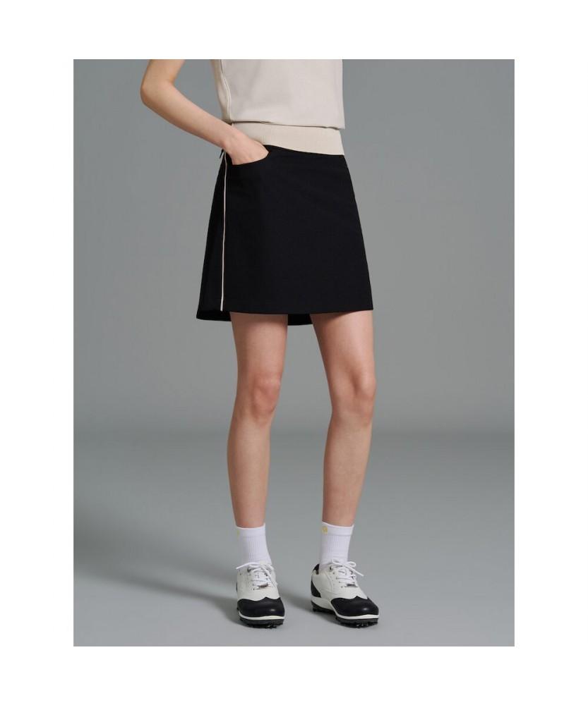 BEANPOLE GOLF [B_Under] Women'S Line Point A-Line Culottes Black