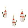 Trendy Christmas Jewelry Set: Santa Claus Earrings & Necklace