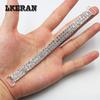 100%New 16/11cm Auto Shrink Three-rows Rhinestone Chain Bikini Connectors Rings Bukcles Clothing Decoration for Women 2Pcs/Lot