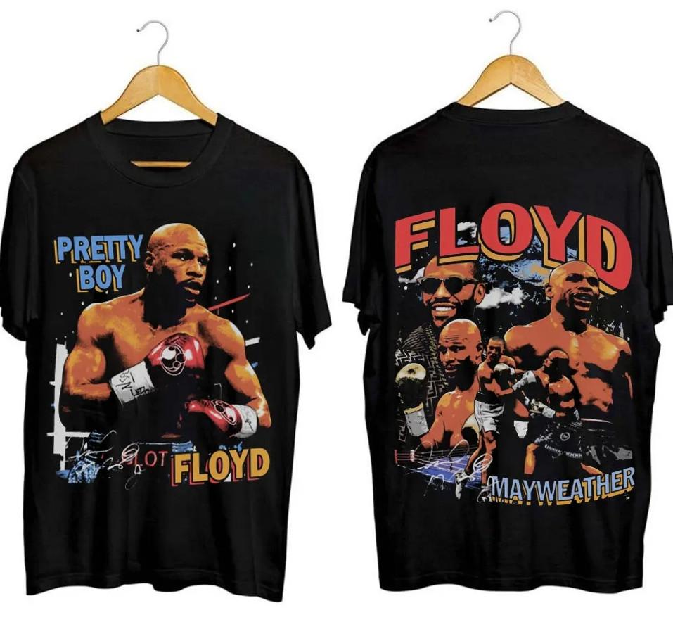 2 Sides Retro Floyd Mayweather T-Shirt, Floyd Mayweather Vintage T-Shirt Unisex T-Shirt XXXXL