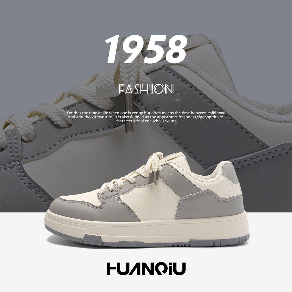 Global thick baseplate shoes men's spring men's versatile casual men's shoes fashion sports white shoes ZHQ5653-1