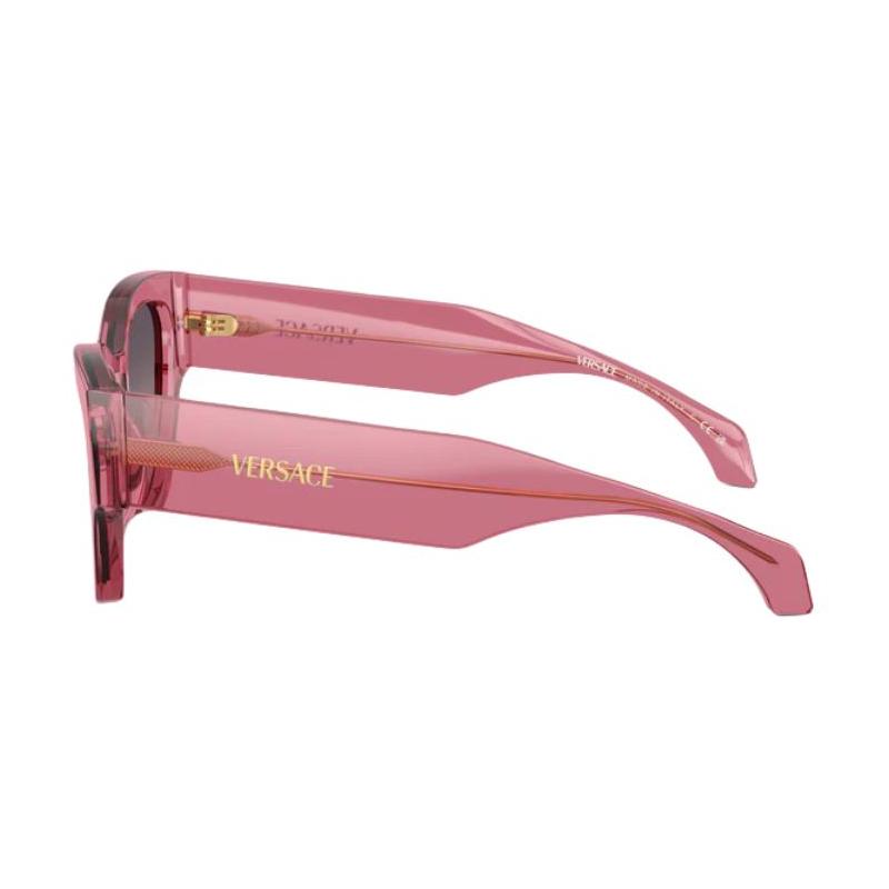 Versace Perfect Design Acetate Square Sunglasses Men's Pink 23763530 VE4492U 551646 53-Pink M (53-18)