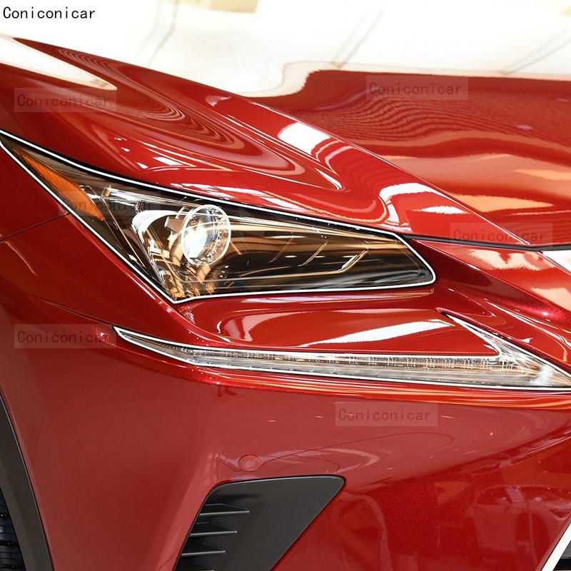Car Headlight Protection Transparent Anti-Scratch Protective Film TPU Stickers For LEXUS NX 200 300 2015- Accessories