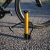 Basketball Manual Pump Mini High Pressure Bike Pump, Portable Air with Foldable Pedal Pedal, Aluminum Alloy Tire Inflator for Road Mountain