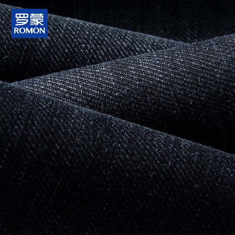 ROMON Men's Summer Loose Straight Fit Stretch Denim Jeans