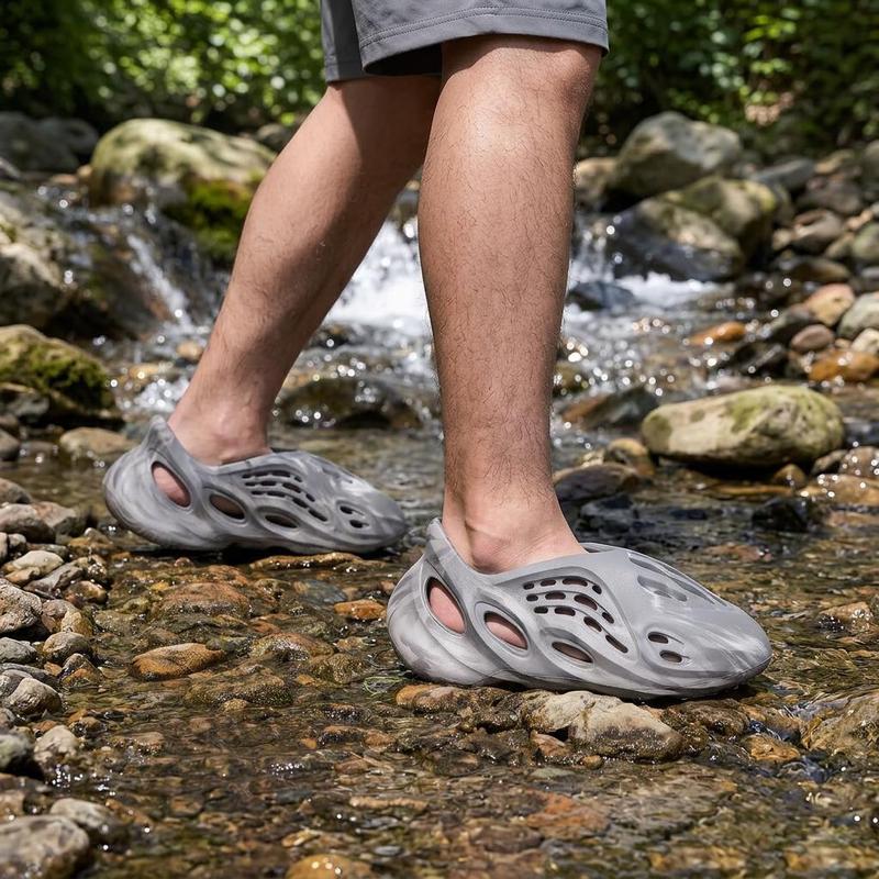adidas Yeezy Foam RNNR 'Stone Grey' Clogs
