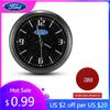 Car Sticker New Car Interior Electronic Quartz Styling Decoration Clock Watch For Ford Mustang Bronco GT Mach 1 Ecoboost Mach E