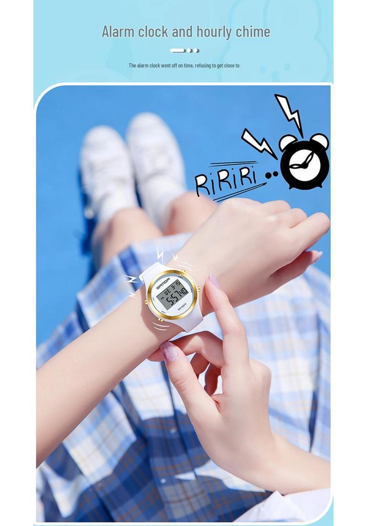 Sanda Colorful Multi-Function Waterproof Sports Watch for Men & Women