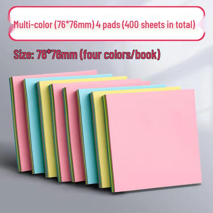 Sticky Notes Memo Pads - Full Adhesive Stickers for Students