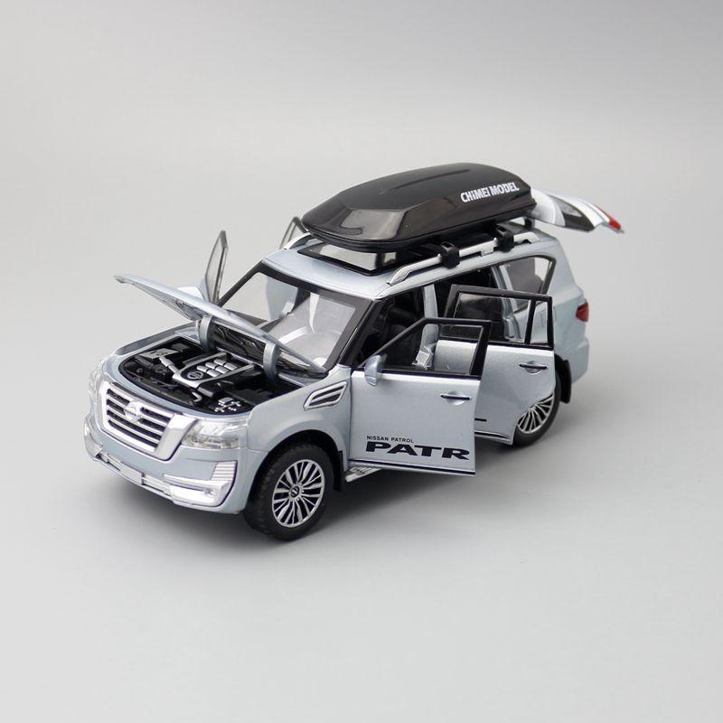 Simulation Patrol Alloy Suv Sedan Model Toy With Sound And Function Light