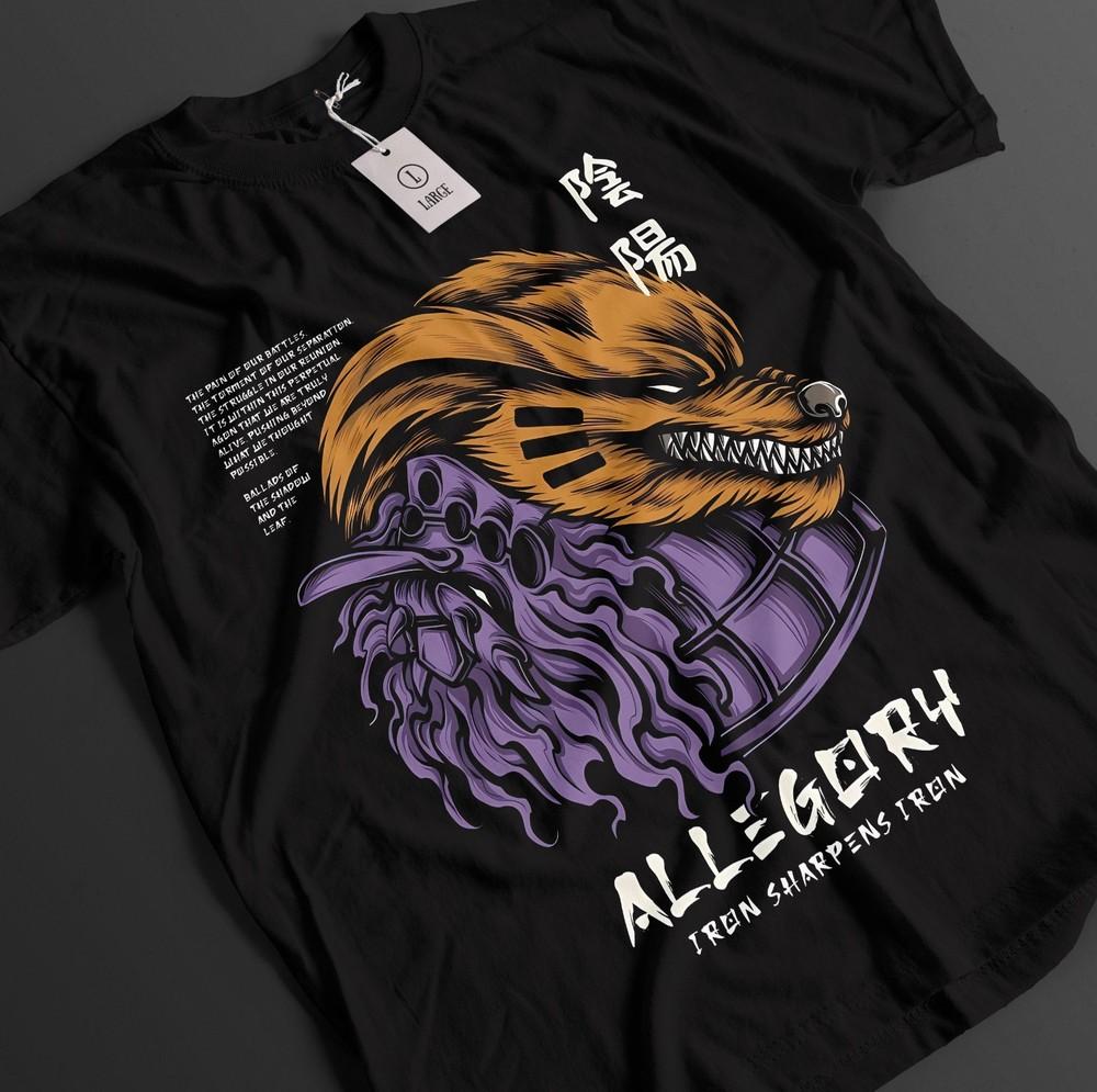 

Футболка Наруто Курама Футболка Узумаки Футболка Аниме Минато Топ Боруто Унисекс Футболка 3XL