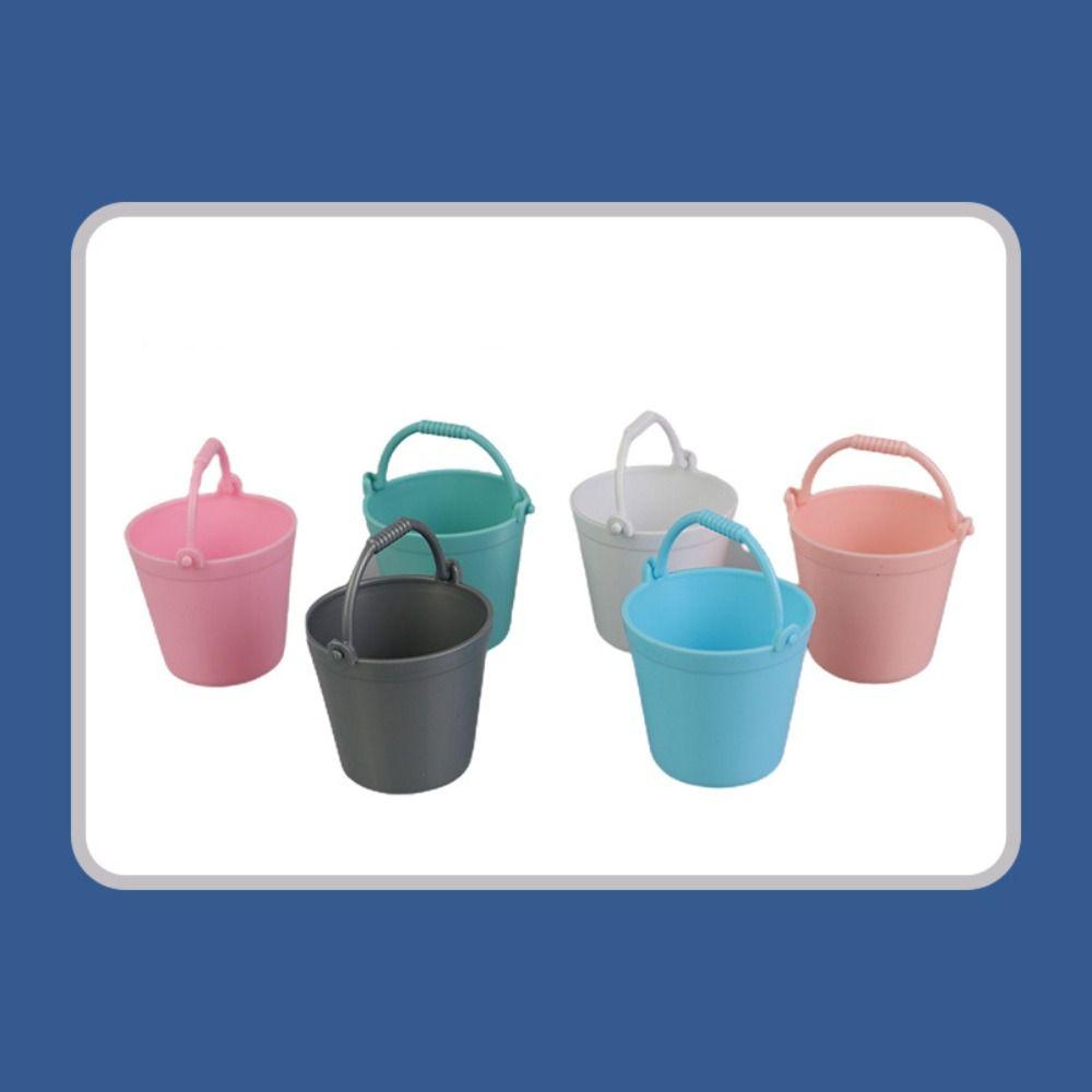 Miniature Dollhouse Mini Water Bucket Mini Decor Kitchen Pretnd Play Bucket  Children Gift