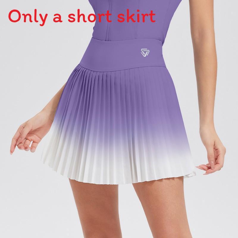 Tennis Skirt Spring Summer Fabric High Waist Pleated Activewear For Women