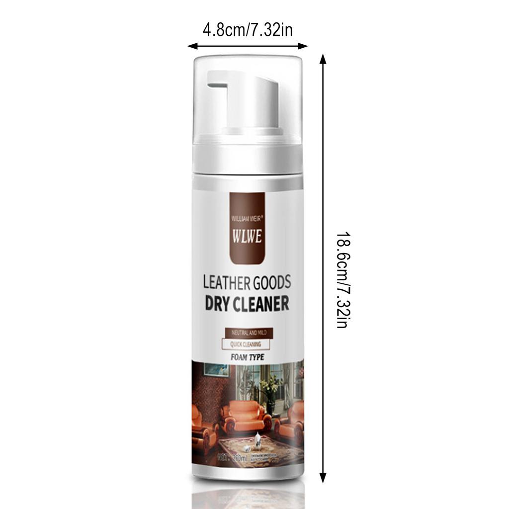 Leather Cleaner For Car Seats Sofa Luxury Goods Care 200ml Eco-Friendly Formula